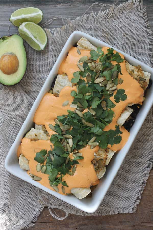 Black Bean Enchiladas