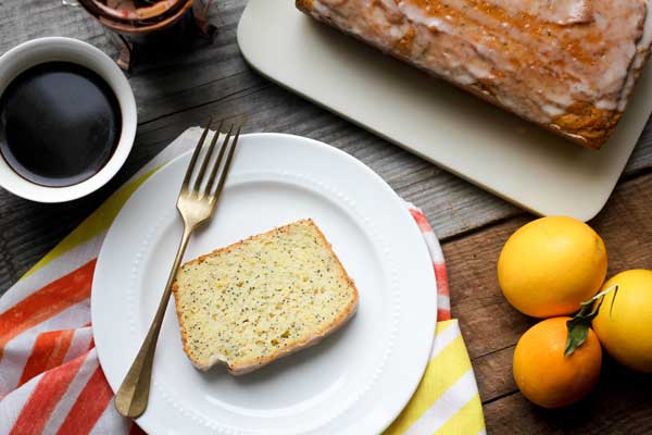 Meyer Lemon Poppy Seed Quick Bread