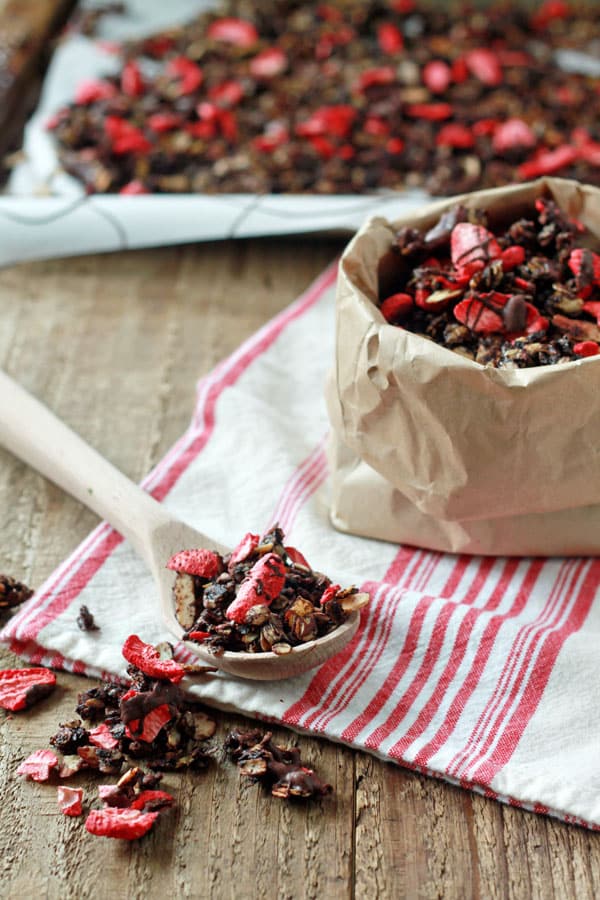 Chocolate Covered Strawberry Granola