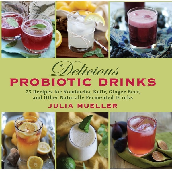 Grapefruit Rosemary Kombucha and Delicious Probitoic Drinks (a cookbook on naturally fermented probiotic beverages)