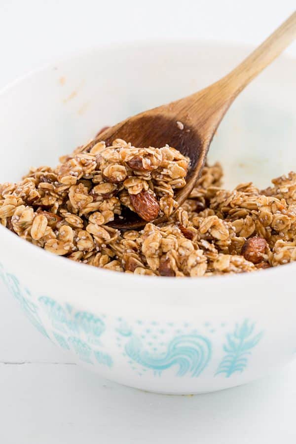 Salted Caramel Granola Bar Mixture