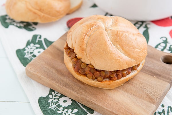 Sloppy Lentil Sandwiches