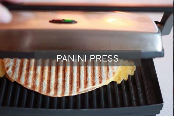 Panini shop press quesadilla