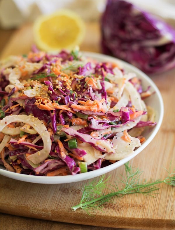 Fennel and Cabbage Coleslaw