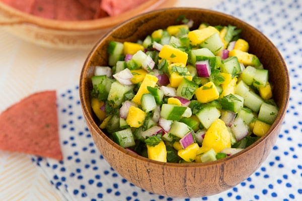 Cucumber Mango Salsa