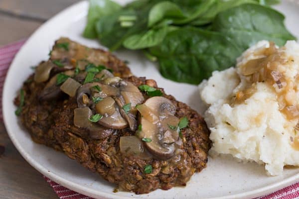 Vegetarian Salisbury Steaks