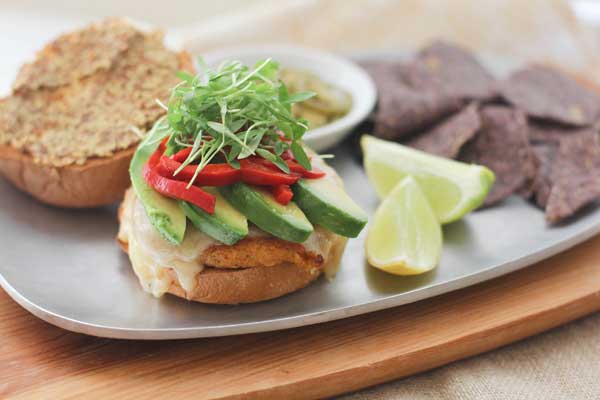 Sweet Potato Burgers from What's Gaby Cooking