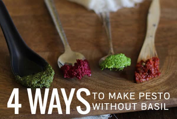 4 Ways To Make Pesto Without Basil Oh My Veggies