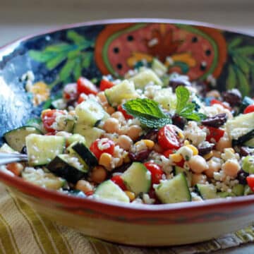 Brown Rice Greek Salad