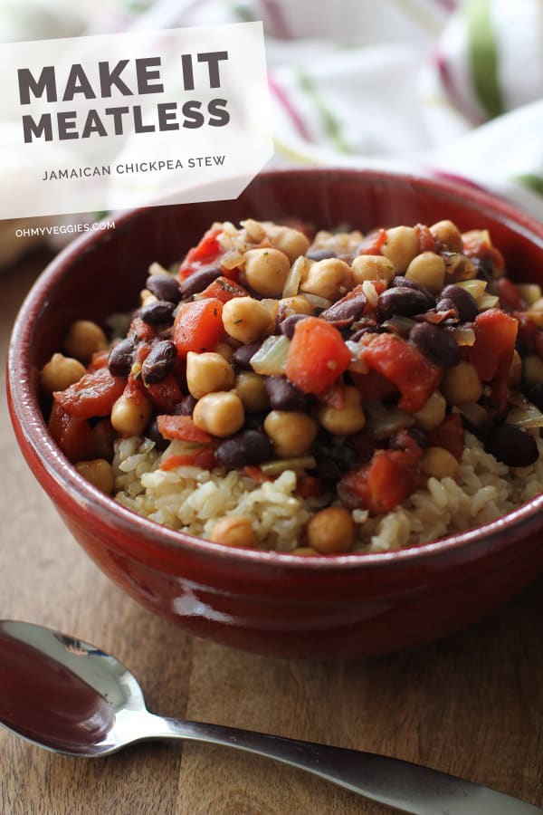 Jamaican Chickpea Stew | Oh My Veggies