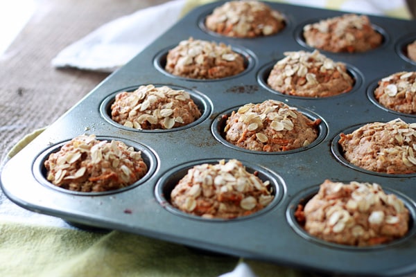 Vegan Spiced Carrot Muffins