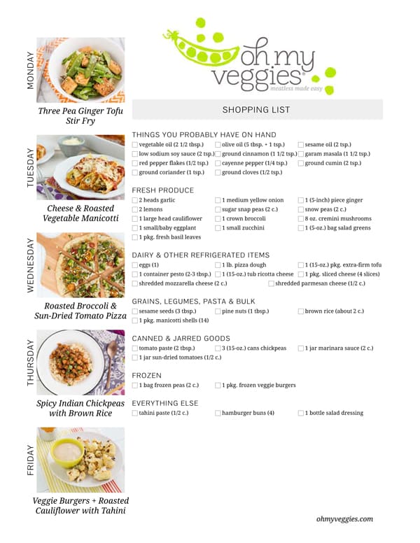 This Week's Meatless Meal Plan | 06.02.14