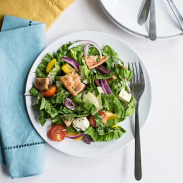 Greek Fattoush Salad Recipe