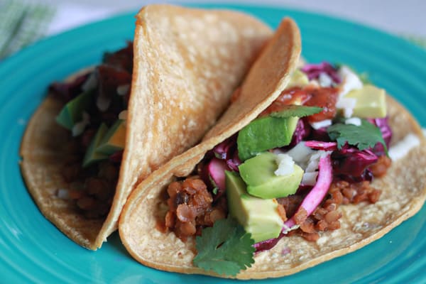 Red Lentil Tacos