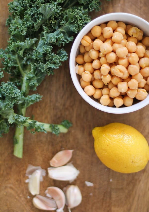 Roasted Garlic Kale Hummus