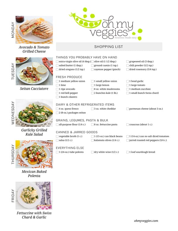 This Week's Meatless Meal Plan | 06.30.14