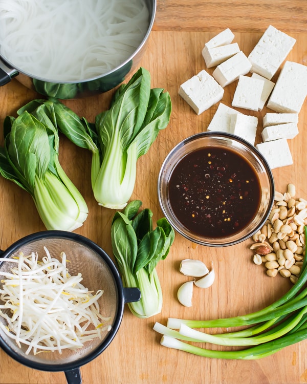Veggie Pad Thai Ingredients