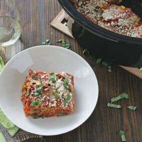 Slow Cooker Summer Lasagna