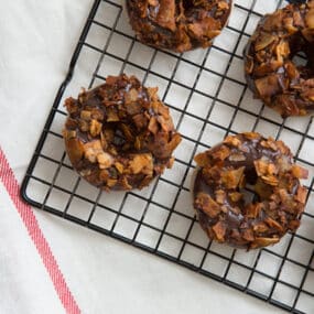 Chocolate Coconut Bacon Doughnuts Recipe