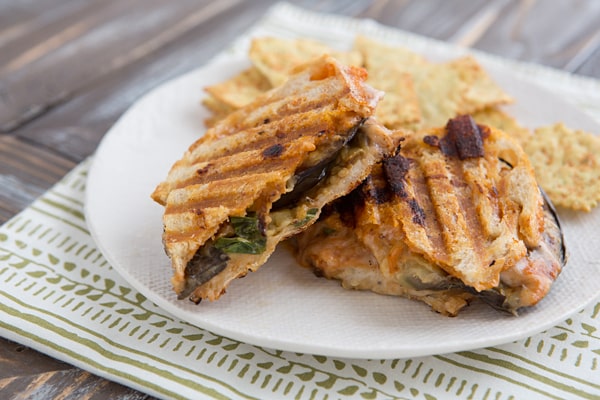 Eggplant Parmigiana Panini