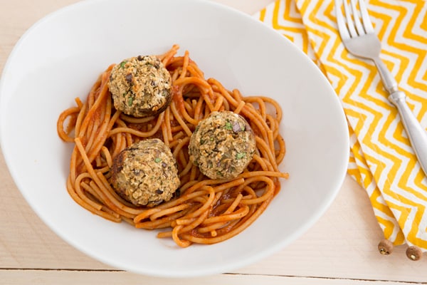 Vegan Eggplant Meatballs