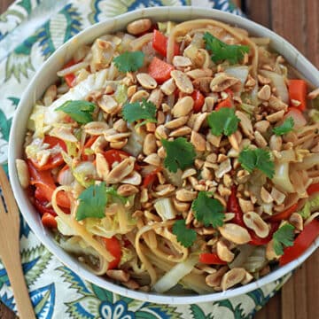 One-Pot Sesame Noodles & Veggies