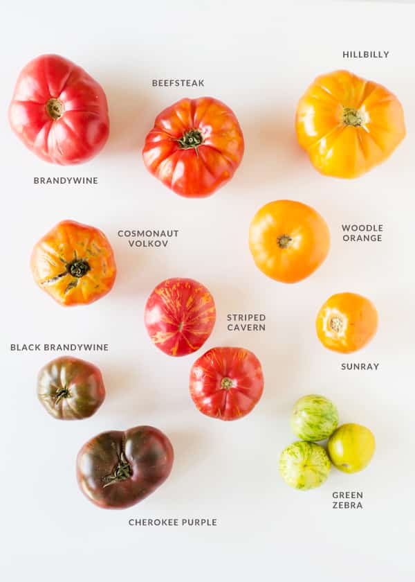 Discounted heirloom tomatoes