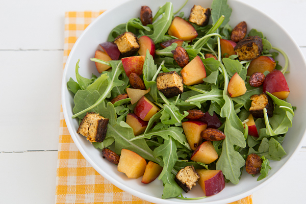 Plums Love Arugula Salad