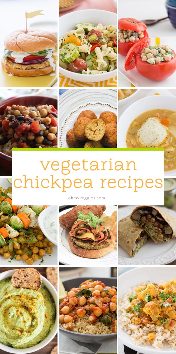 Vegetarian Chickpea Recipes - Oh My Veggies