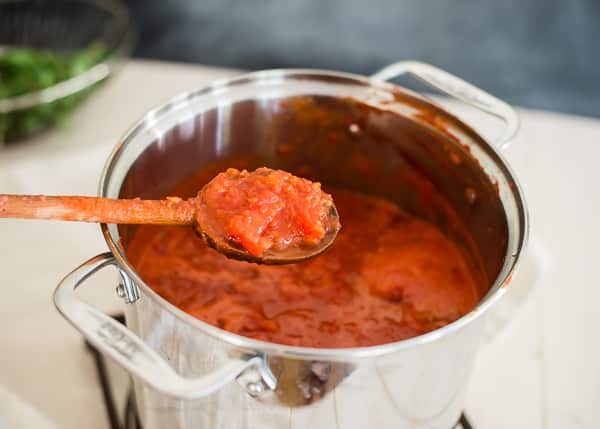 How to Make + Freeze Homemade Tomato Sauce