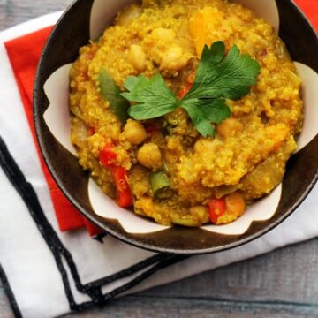One-Pot Curried Quinoa with Butternut Squash