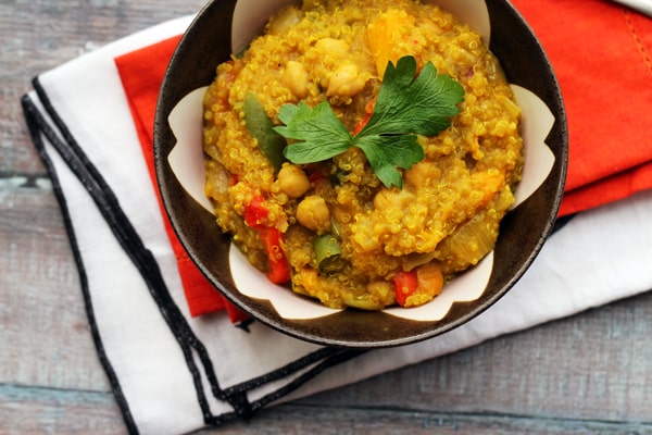 One-Pot Curried Quinoa with Butternut Squash