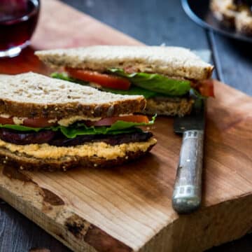 Vegan BLT with Eggplant Bacon Recipe