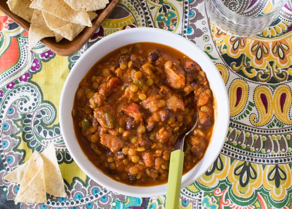 Lentil Pumpkin Chili