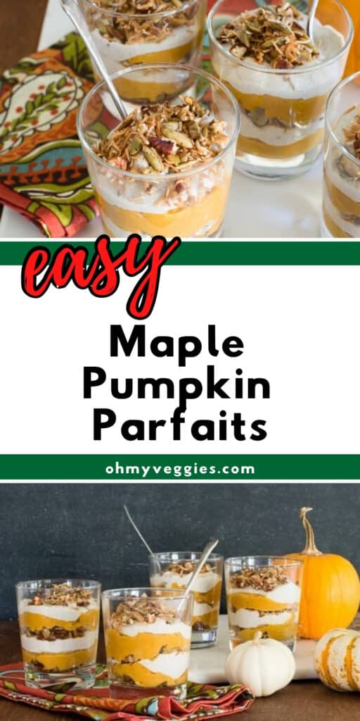 Maple Pumpkin Parfaits