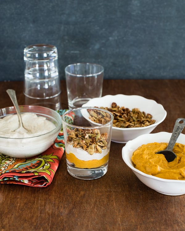 Vegan Pumpkin Parfaits