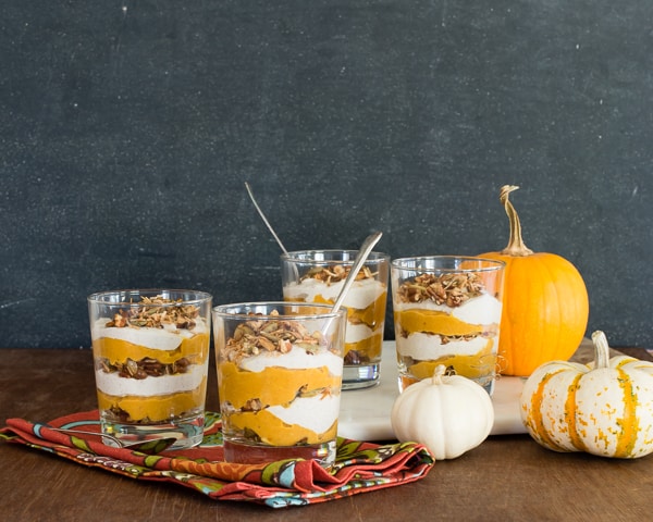 Maple Pumpkin Parfaits, Easy Pumpkin Dessert