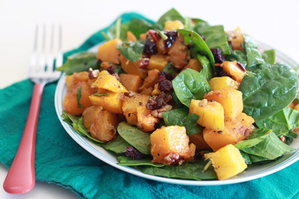 Warm Butternut Squash Salad