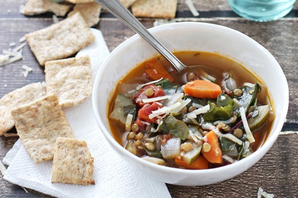 Chard and Lentil Vegetable Soup