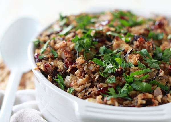 Herbed Wild Rice and Quinoa Stuffing