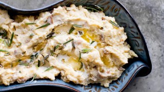 Slow Cooker Rosemary Garlic Mashed Potatoes Oh My Veggies