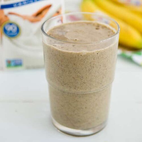 Banana Mango Chia Protein Smoothie + 4 More Healthy Almondmilk Smoothie  Ideas - Oh My Veggies