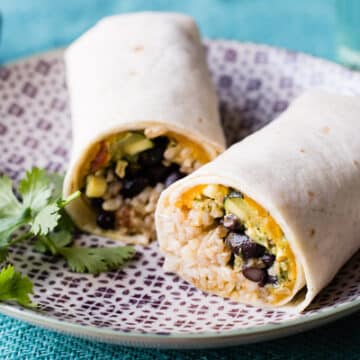Garden Veggie Freezer Burrito Recipe
