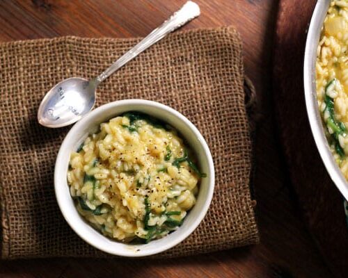 Meyer Lemon and Champagne Risotto