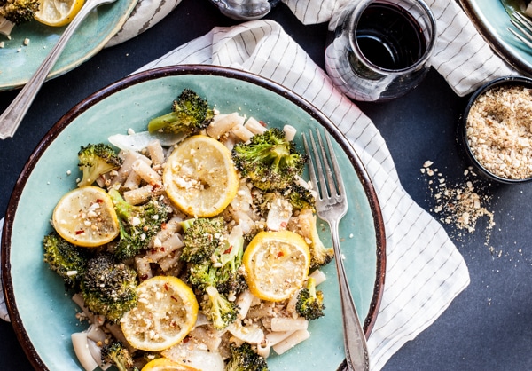 Roasted Broccoli and Lemon Pasta Recipe