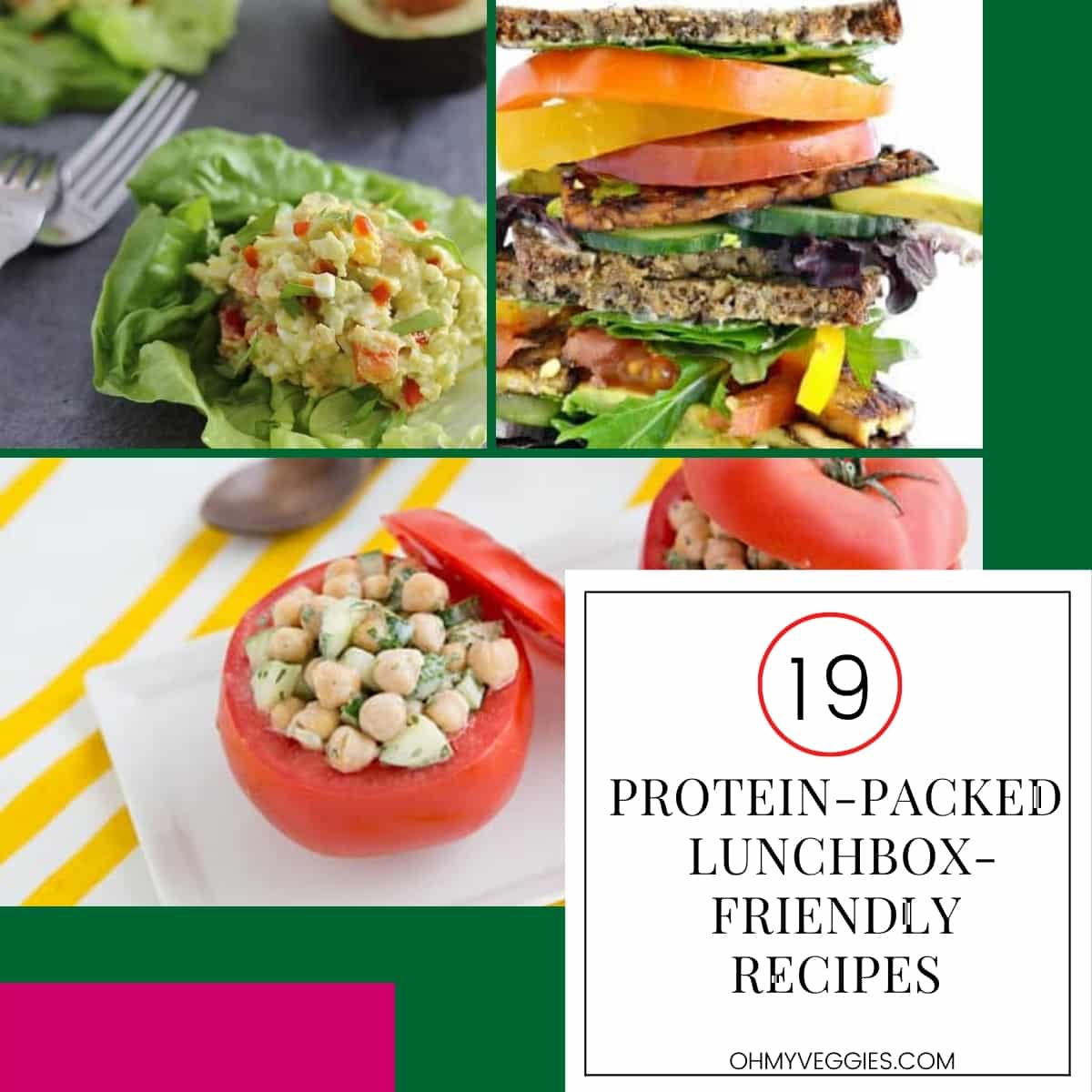 lunchbox-friendly recipes that are vegetarian and high in protein 
