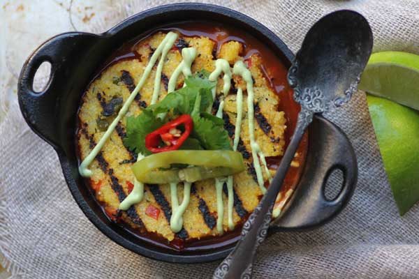 Chili Polenta Pot Pie