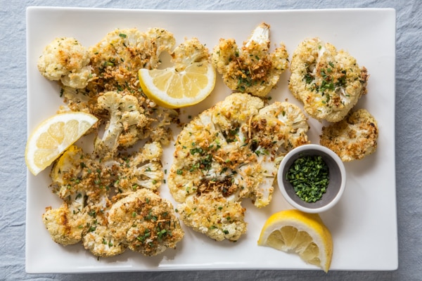 Crispy Parmesan Cauliflower Steaks Recipe