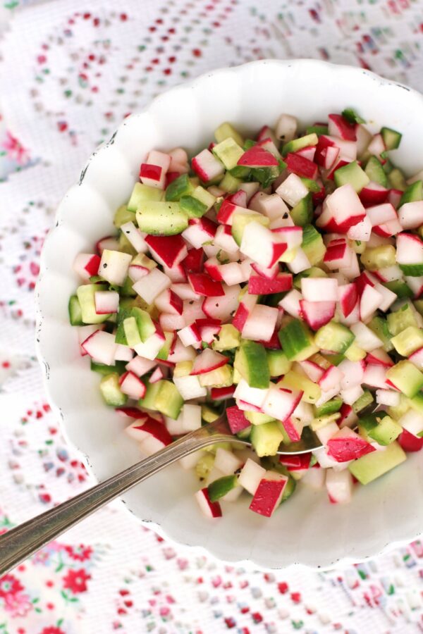 Radish Cucumber Salsa