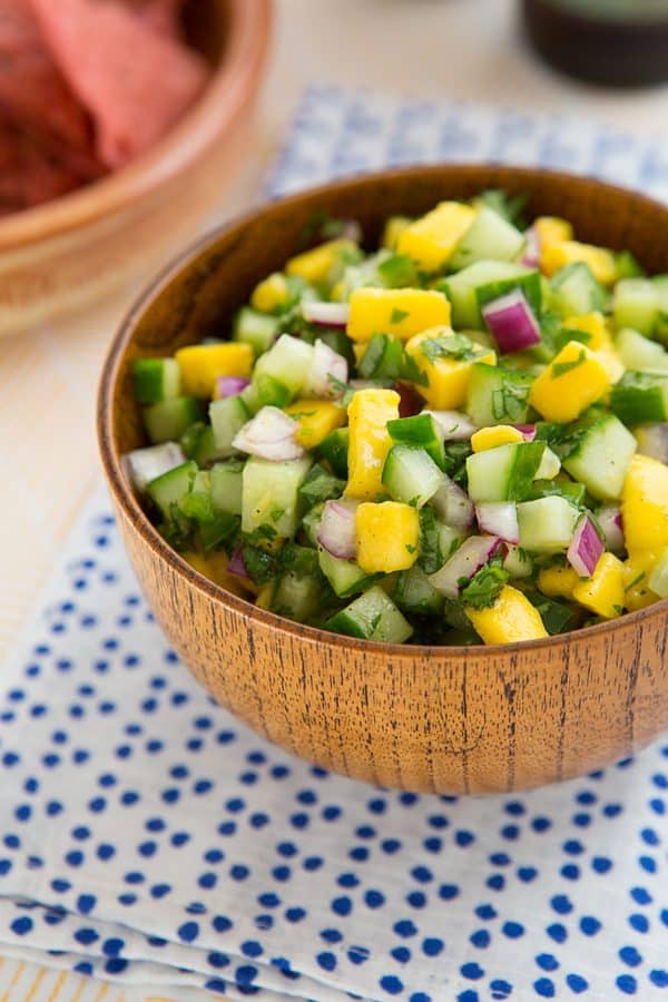 Cucumber Mango Salsa